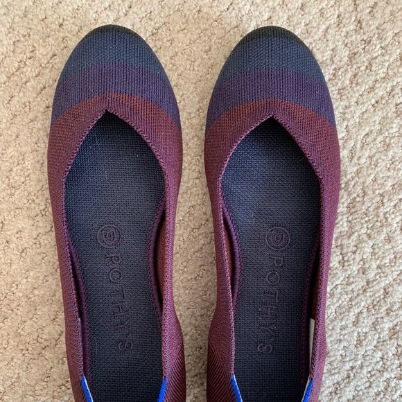 Rothy's Shoes - NWOB Rothy's Blackberry captoe flat size 8